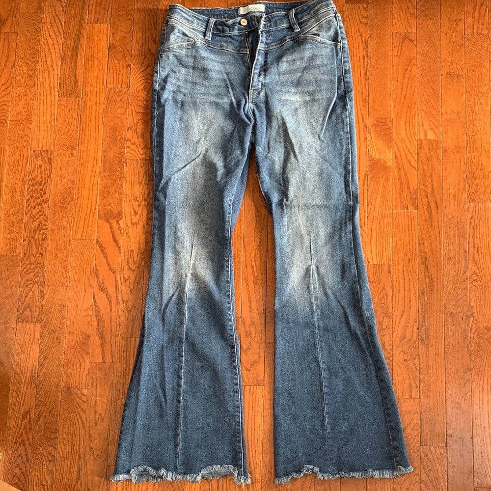KanCan Vintage Blue Wide Leg Jeans